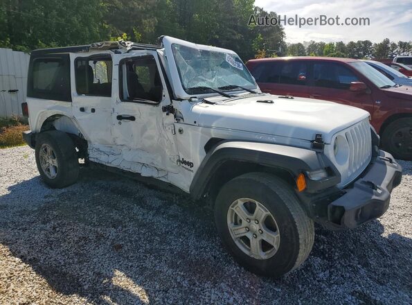 1C4HJXDN6NW200139 2022 JEEP WRANGLER Белый Вид спереди