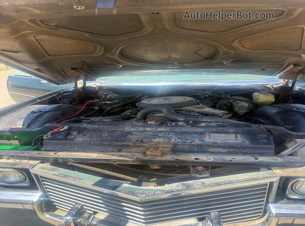 6B69R2Q154556 1972 CADILLAC FLEETWOOD Green Vista del salpicadero