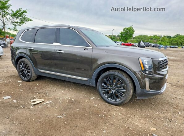 5XYP54HC2LG080731 2020 KIA TELLURIDE Green წინა ხედი