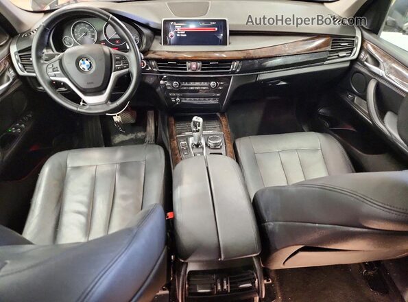 5UXKR0C51G0P27730 2016 BMW X5 Черный Вид щитка приборов