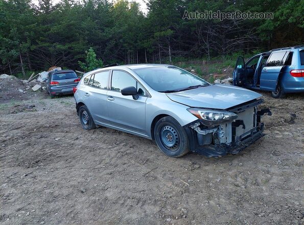 4S3GTAA62H3706900 2017 SUBARU IMPREZA Серебряный Задняя левая четверть