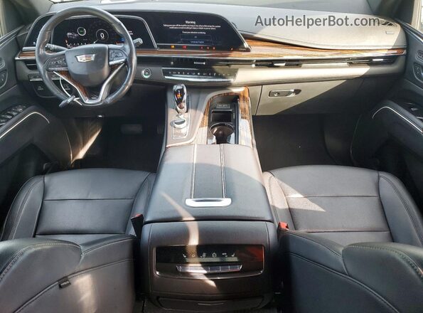1GYS4AKLXMR325132 2021 CADILLAC ESCALADE Черный Вид щитка приборов