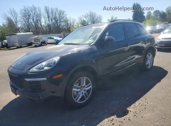 WP1AB2A24GLA93235 2016 PORSCHE CAYENNE Черный Передняя левая четверть