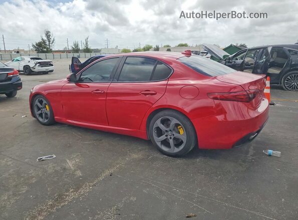 ZARFAMAN4K7599798 2019 ALFA ROMEO GIULIA Red Trasero derecho