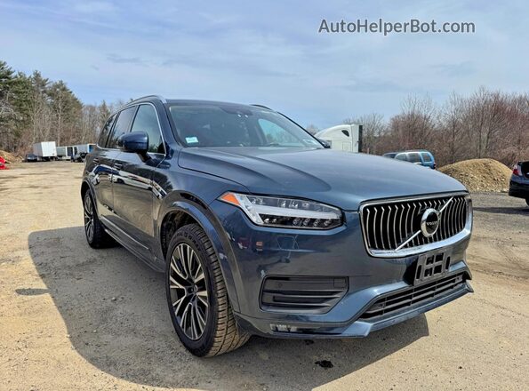 YV4A22PK7N1808426 2022 VOLVO XC90 Синий Передняя левая четверть