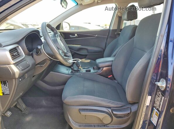 5XYPG4A56JG360932 2018 KIA SORENTO Синий Вид панели приборов