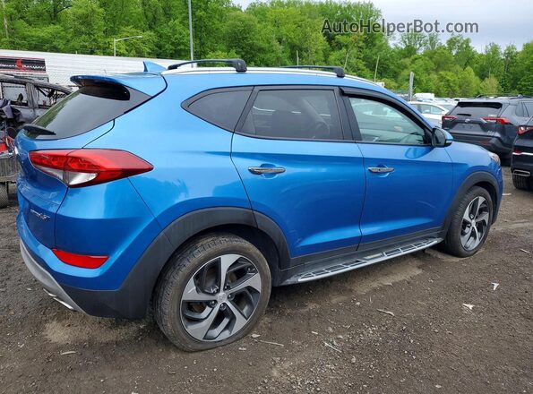 KM8J33A29JU708878 2018 HYUNDAI TUCSON Blue Przód prawy