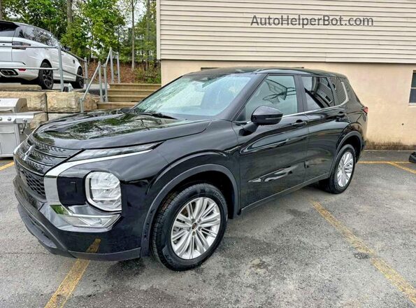 JA4J4UA89RZ057417 2024 MITSUBISHI OUTLANDER Черный Передняя левая четверть