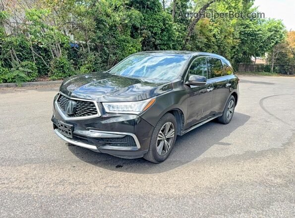 5FRYD4H37HB001073 2017 ACURA MDX Black უკანა მარჯვენა