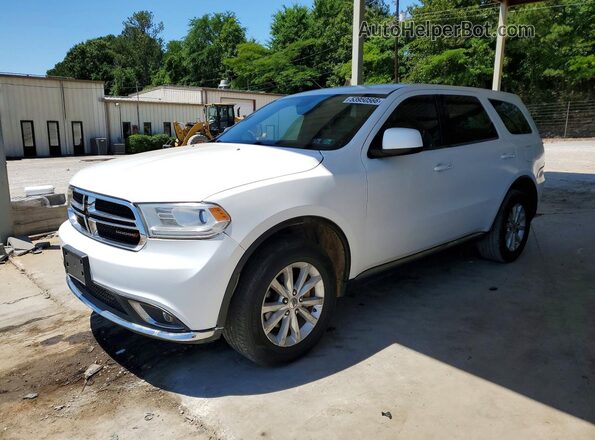 1C4RDJAG7KC606541 2019 DODGE DURANGO Белый Задняя левая четверть