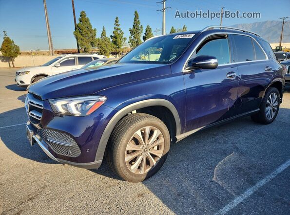 4JGFB4JB0LA114215 2020 MERCEDES-BENZ GLE Синий Передняя левая четверть