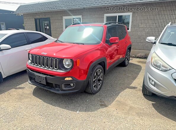 ZACCJABT8GPC75076 2016 JEEP RENEGADE Red Rear right