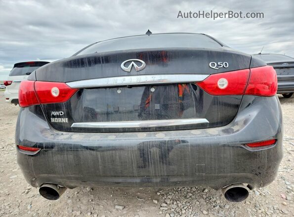 JN1EV7ARXHM837861 2017 INFINITI Q50 Черный Вид салона спереди