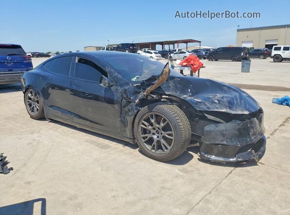 5YJSA1E6XNF471526 2022 TESLA MODEL S Black Widok z przodu