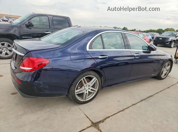 WDDZF4JBXHA081873 2017 MERCEDES-BENZ E Синий Передняя правая четверть