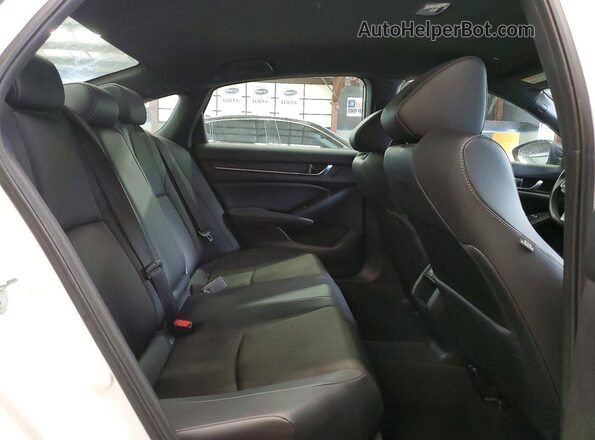 1HGCV1F36NA091381 2022 HONDA ACCORD White Widok tylnych siedzeń
