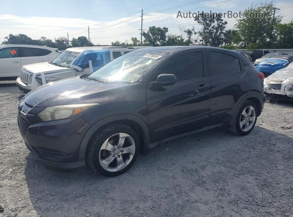 3CZRU5H37GM722865 2016 HONDA HR-V Gray Передня ліва чверть