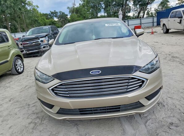 3FA6P0HD8HR290373 2017 FORD FUSION Золотой Вид сзади