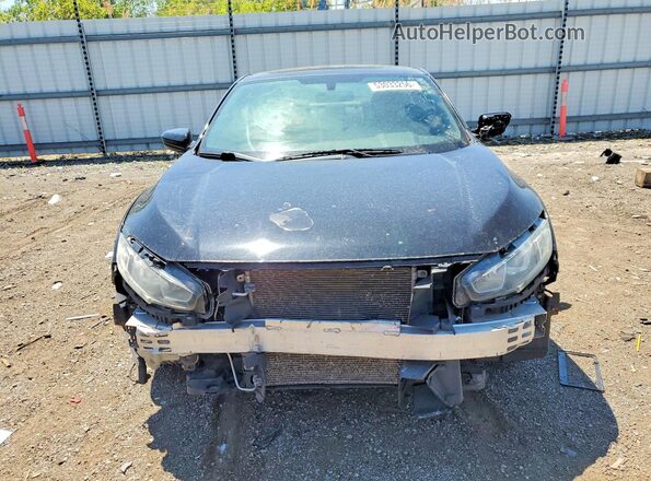 2HGFC4B55JH301475 2018 HONDA CIVIC Черный Вид сзади