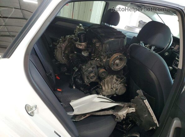 5NPE24AF4JH652263 2018 HYUNDAI SONATA Белый Вид задней части салона
