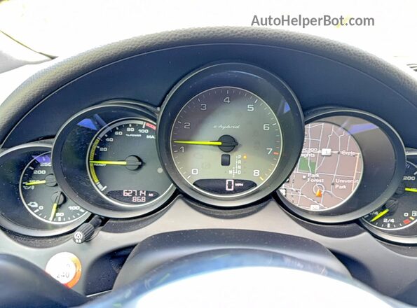 WP1AE2A29GLA17811 2016 PORSCHE CAYENNE Black ხელსაწყოთა პანელის ხედი