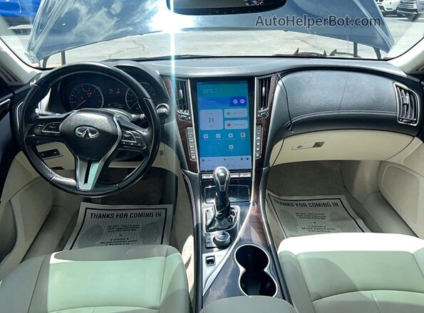 JN1EV7AP5JM354296 2018 INFINITI Q50 Черный Вид задних сидений