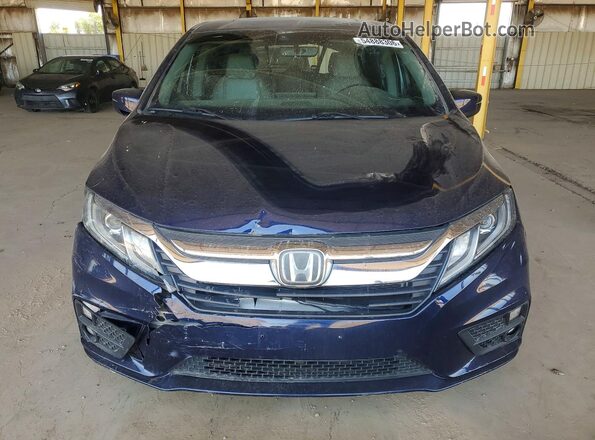5FNRL6H7XLB055323 2020 HONDA ODYSSEY Blue Вид ззаду