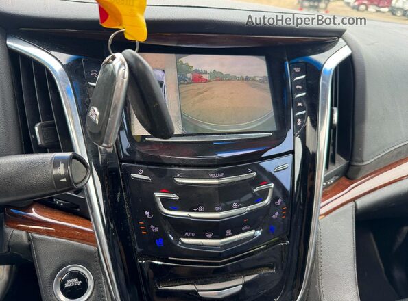 1GYS4JKJ1GR111858 2016 CADILLAC ESCALADE Black Вид підкапотного простору