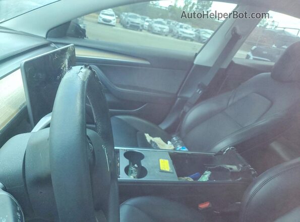 5YJ3E1EB6NF103222 2022 TESLA MODEL Белый Вид задних сидений