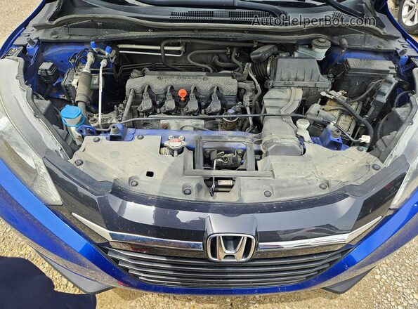 3CZRU6H3XJG729613 2018 HONDA HR-V Синий Вид панели приборов
