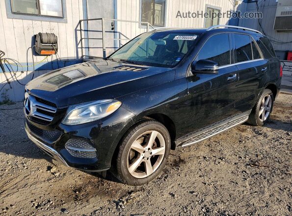 4JGDA5JB6GA683429 2016 MERCEDES-BENZ GLE Black Przód lewy