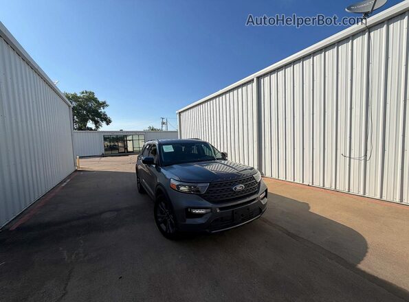 1FMSK7DH4NGB71114 2022 FORD EXPLORER Серый Передняя левая четверть