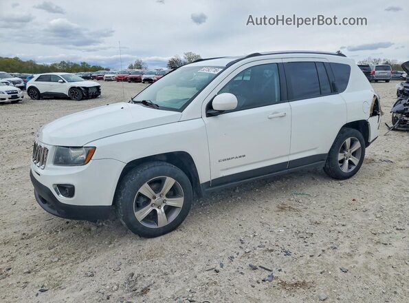 1C4NJCEB8HD185871 2017 JEEP COMPASS Белый Передняя левая четверть