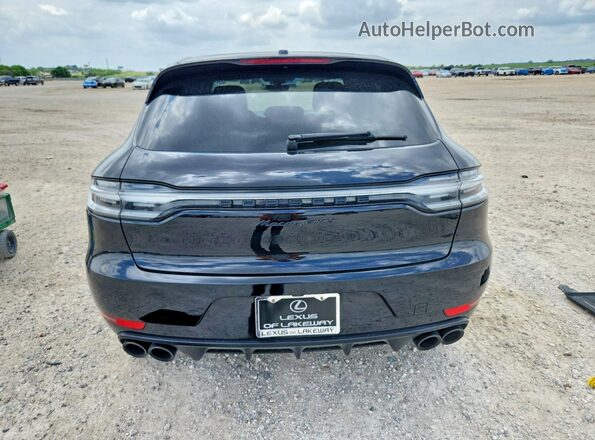 WP1AG2A53MLB54078 2021 PORSCHE MACAN Black Widok wnętrza z przodu