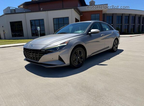 KMHLM4AG3MU192044 2021 HYUNDAI ELANTRA Серый Задняя правая четверть