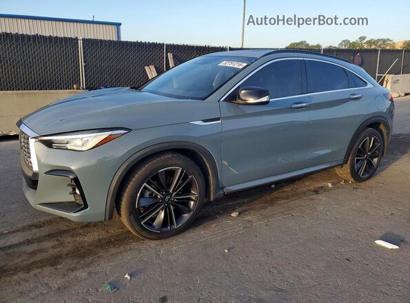 3PCAJ5J30NF101703 2022 INFINITI QX55 Серый Передняя левая четверть