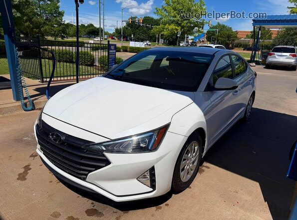 5NPD74LF3LH608865 2020 HYUNDAI ELANTRA White Trasero derecho