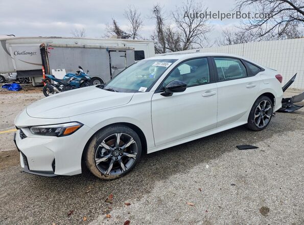2HGFE4F87TH305660 2026 HONDA CIVIC White წინა მარცხენა ხედი სამი მეოთხედიდან