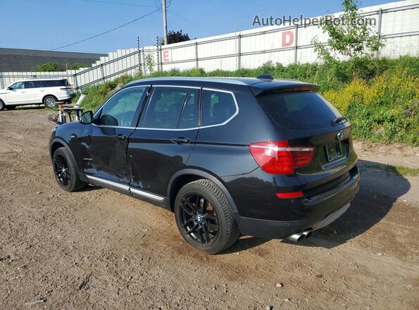 5UXWX9C33H0T21993 2017 BMW X3 Черный Задняя правая четверть