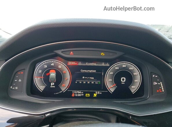 WA1VXAF76LD001088 2020 AUDI Q7 White Widok tylnych siedzeń