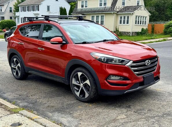 KM8J3CA26GU094705 2016 HYUNDAI TUCSON Burgundy Vista tres cuartos delantera izquierda
