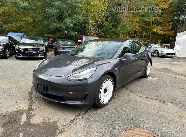 5YJ3E1EB1JF119421 2018 TESLA MODEL Серый Задняя правая четверть