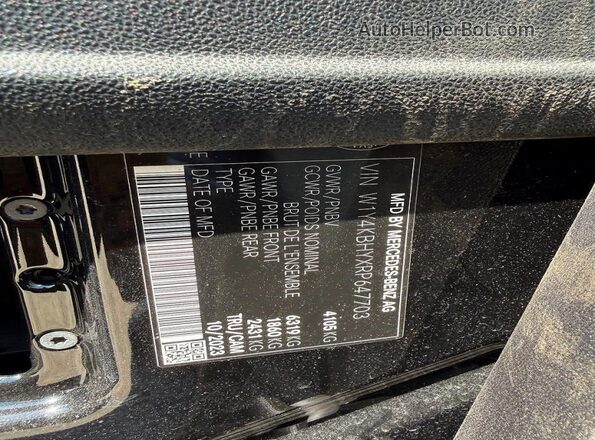 W1Y4KBHYXRP647703 2024 MERCEDES-BENZ SPRINTER Black Vista interior trasera
