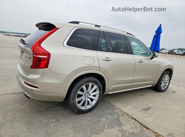 YV4A22PK0G1067720 2016 VOLVO XC90 Бежевый Передняя правая четверть