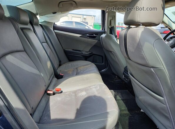 JHMFC1F99JX011972 2018 HONDA CIVIC Синий Вид задней части салона