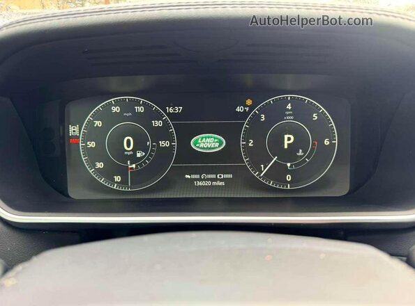SALGR2FK6HA329227 2017 LAND ROVER RANGE ROVER Белый Вид панели приборов
