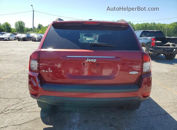 1C4NJDEB1GD631010 2016 JEEP COMPASS Темно-бордовый Вид салона спереди