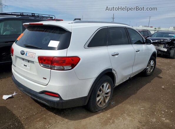 5XYPG4A32HG239825 2017 KIA SORENTO Белый Передняя правая четверть
