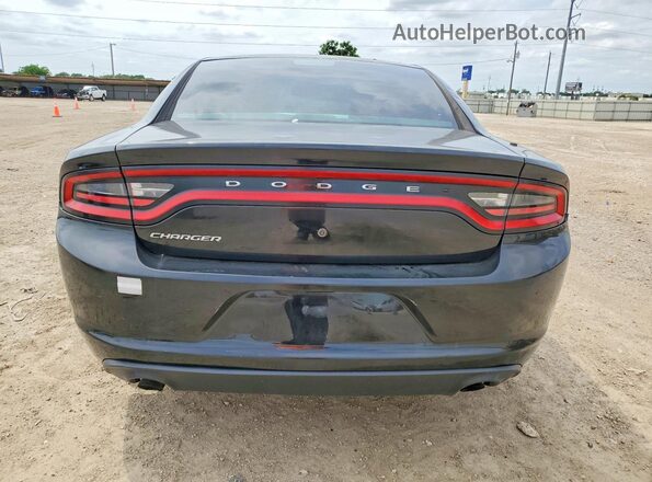 2C3CDXAG8HH535627 2017 DODGE CHARGER Черный Вид салона спереди