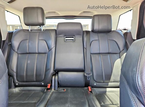 SALWR2EF3GA573481 2016 LAND ROVER RANGE Black Vista interior trasera